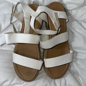 White Espadrille Sandals